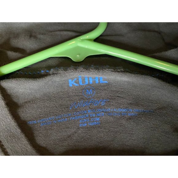 Kuhl Mens M Gray Wildfibre Organic Cotton Long Sleeve Shirt Outdoors Casual - Picture 5 of 7